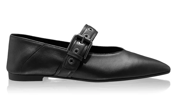 Women Ballerina Flats 8231 Vitello Black