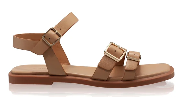 Women Leather Sandals 8356 Vitello Cappuccino