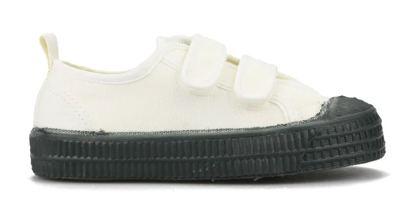 S.M.KID VELCRO 10 WHT/515 GRN