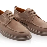 Men Natural Leather Loafers 7364 Crosta Taupe/Arena