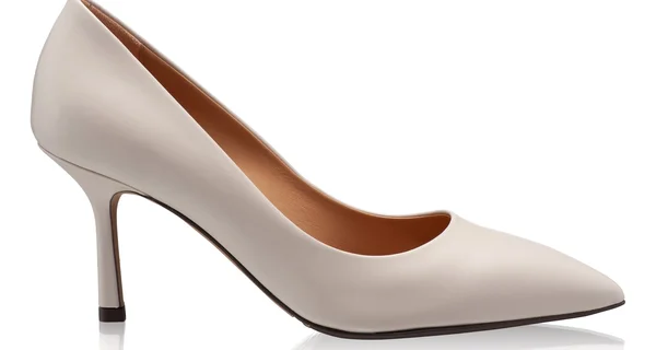High-heel Pointed Toe Pumps 8026 Vitello Panna