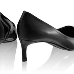 Mid-heel Pointed Toe Pumps 8220 Lac Black