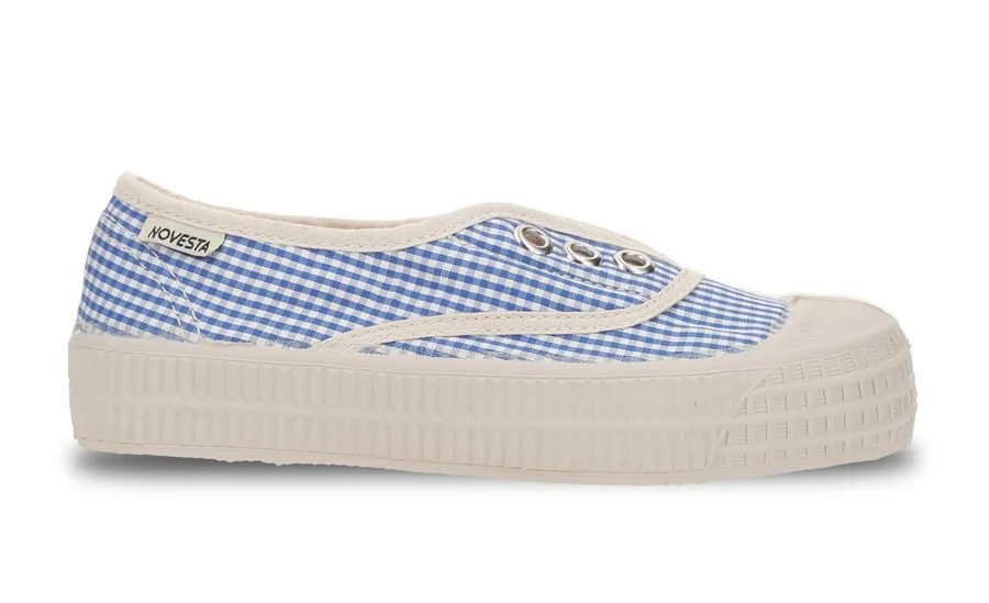 Star Kid Elastic Gingham Blue