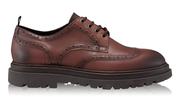 Men Leather Casual Shoes 7319 Vitello Maro