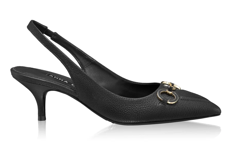 Mid-heel Slingback Pumps 8429 Bottalato Black