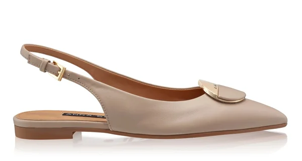 Women Ballerina Flats 7505 Vitello Beige