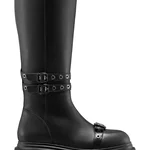 Women Leather Boots 8210 Vitello Black