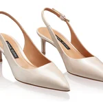 Mid-heel Slingback Pumps 8427 Lac Beige