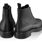 Men Leather Casual Boots 7678 Vitello Black