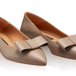 Women Casual Leather Shoes 7518 Vitello Taupe