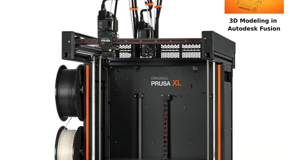 Original Prusa XL Assembled 2-toolhead 3D Printer Autodesk Fusion bundle