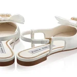 Women's Ballerinas 8343 Vitello White