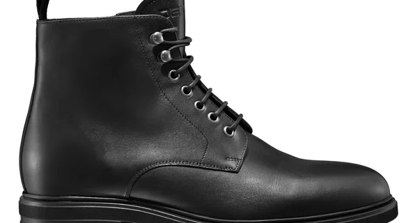 Men Genuine Leather Casual Boots 7332 Vitello Black
