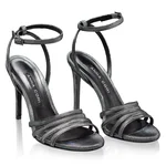 Women Leather Sandals 8443 Camoscio Stamp Multicolor