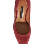 High-heel Pointed Toe Pumps 8026 Camoscio Bordo