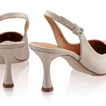 Mid-heel Slingback Pumps 5728 Lac Bej