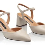 Mid-heel Slingback Pumps 8046 Vitello Corda