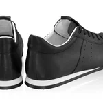 Women leather sport shoes 8327 Vitello Black