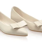 Women's Ballerinas 8437 Vitello Panna