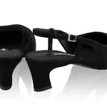 Mid-heel Slingback Pumps 8400 Camoscio Black