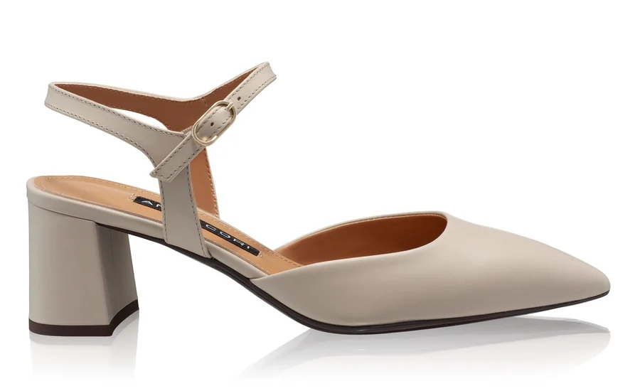 Mid-heel Slingback Pumps 8046 Vitello Corda
