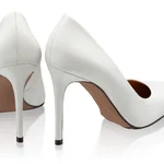 Mid-heel Pointed Toe Pumps 7868 Vitello Panna