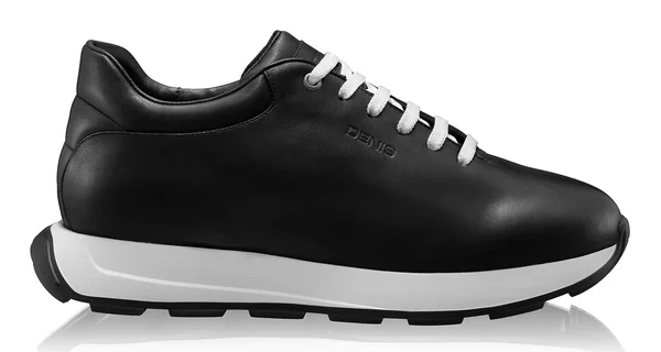 Men Leather Sport Shoes 7718 Vitello Black