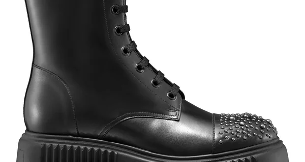 Women Leather Casual Boots 7261 Vitello Black
