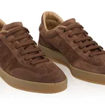 Women Leather Sport Shoes 8066 Crosta Tabacco