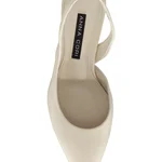 Mid-heel Slingback Pumps 8064 Vitello Panna