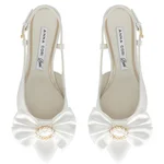 Women's Ballerinas 8343 Vitello White