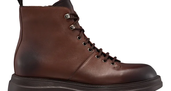 Men Leather Casual Boots 7694 Vitello Brown