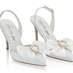 Mid-heel Slingback Pumps 8447 Vitello White