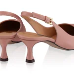 Kitten-heel Slingback Pumps 7552 Vitello Fard