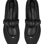 Women's Ballerinas 8405 Vitello+Rete Black