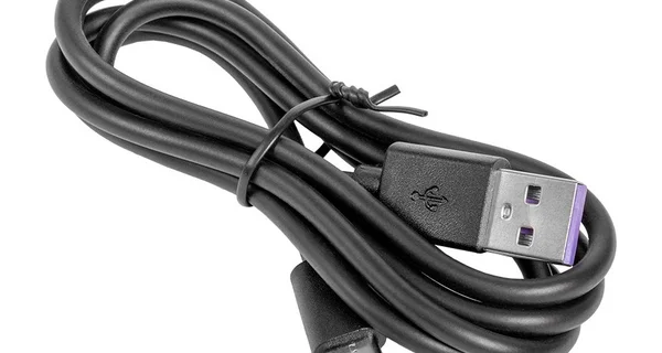 USB-A to USB-C cable 1m black