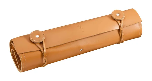 Natte cuir pour 8 couteaux de cuisine