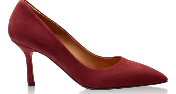 High-heel Pointed Toe Pumps 8026 Camoscio Bordo