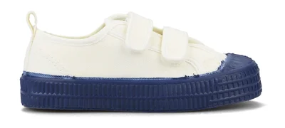 S.M.KID VELCRO 10 WHT/938 NAVY