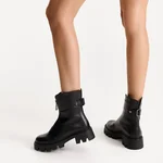 Women Leather Boots 8183 Vitello Black