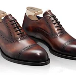 Men Handmade Elegant Shoes 7738 Vitello Brown