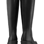 Women Leather Boots 7908 Vitello Black
