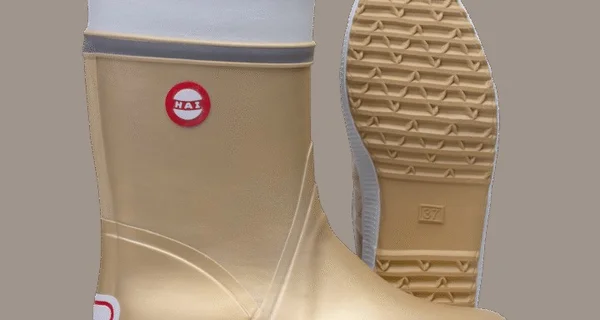 Hai Shiny boot metallic shades