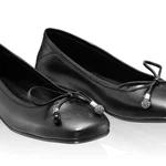 Women Ballerina Flats 8103 Vitello  Black