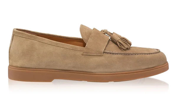 Men Leather Loafers 7628 Crosta Beige