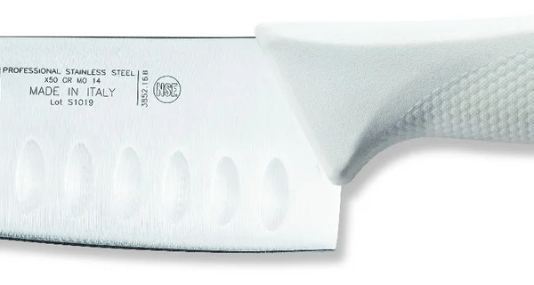 Sanelli Coltello Santoku Olivato Bianco Cm.16