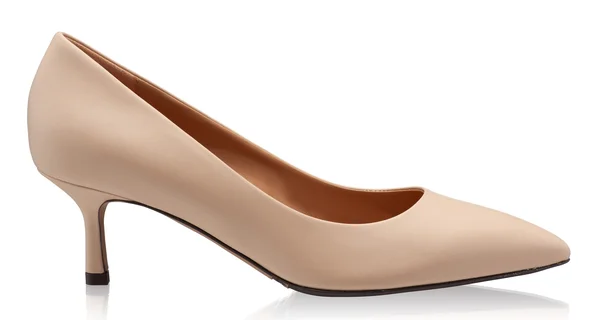 Kitten-heel Leather Pumps 8087 Vitello Nude