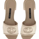 Women Leather Mules 8082 Bottalato+Tess Taupe