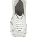 Women leather sport shoes 8072 Vitello Panna