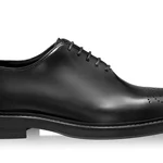 Men Genuine Leather Elegant Shoes 7657 Vitello Black
